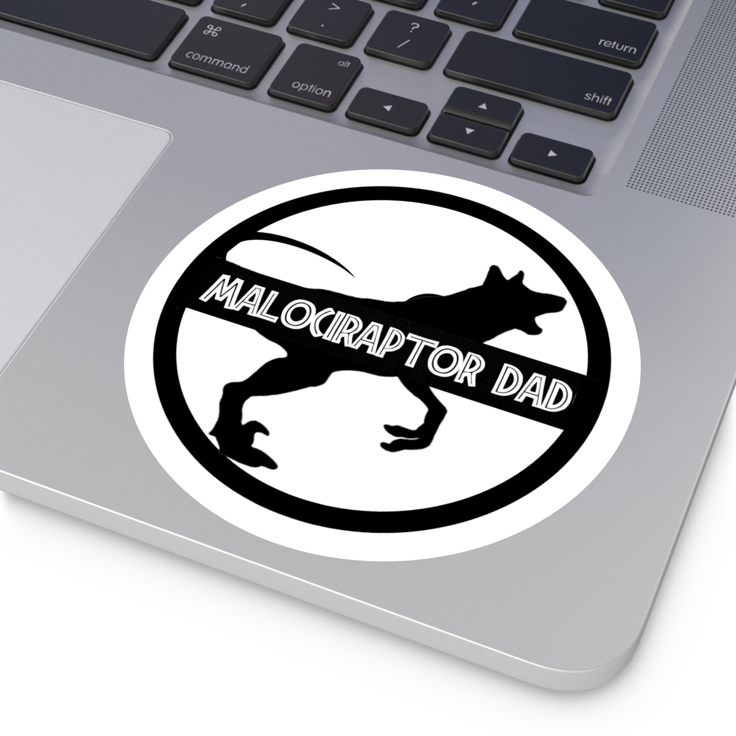Malinois Dad Sticker, Indoor/Outdoor