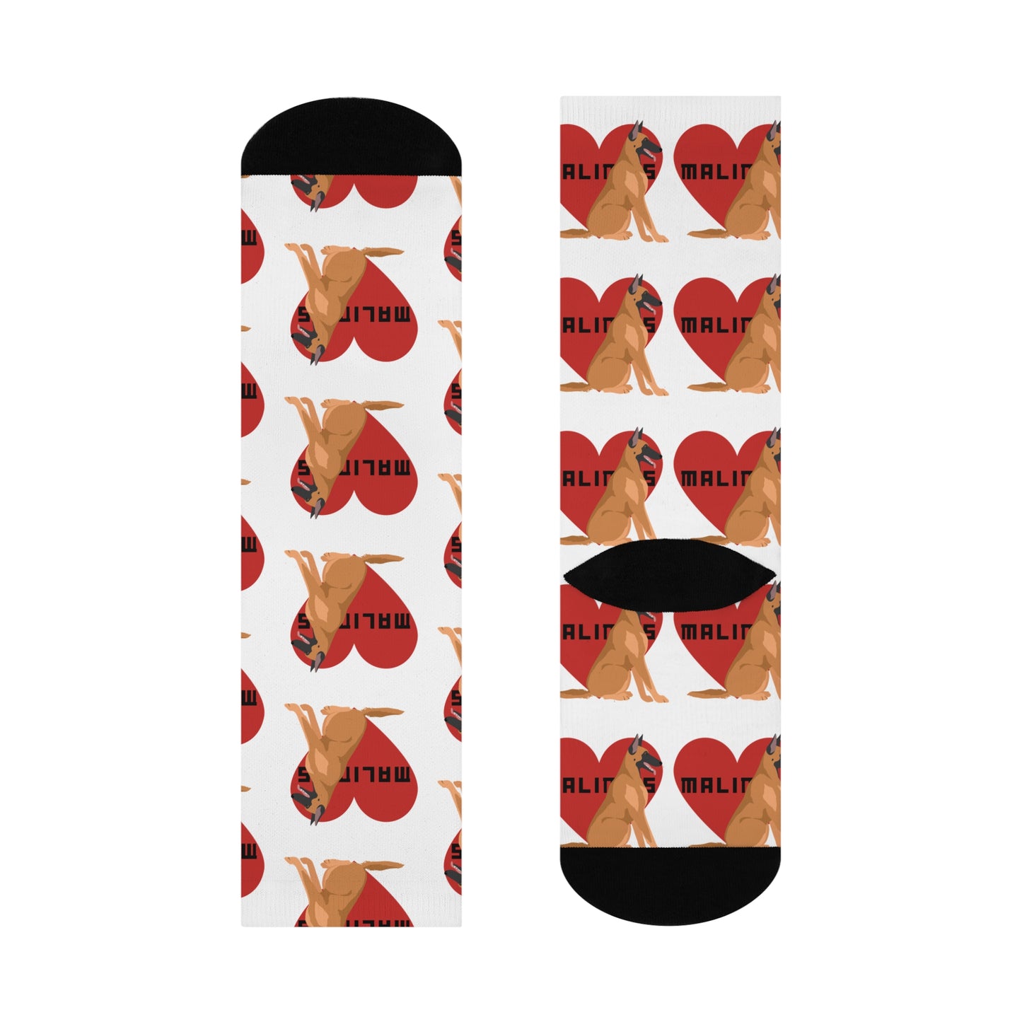 Malinois Love Cushioned Crew Socks