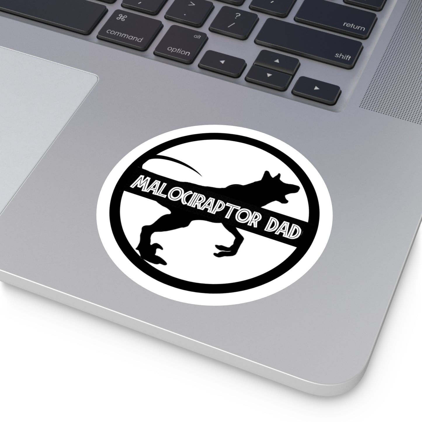Malinois Dad Sticker, Indoor/Outdoor
