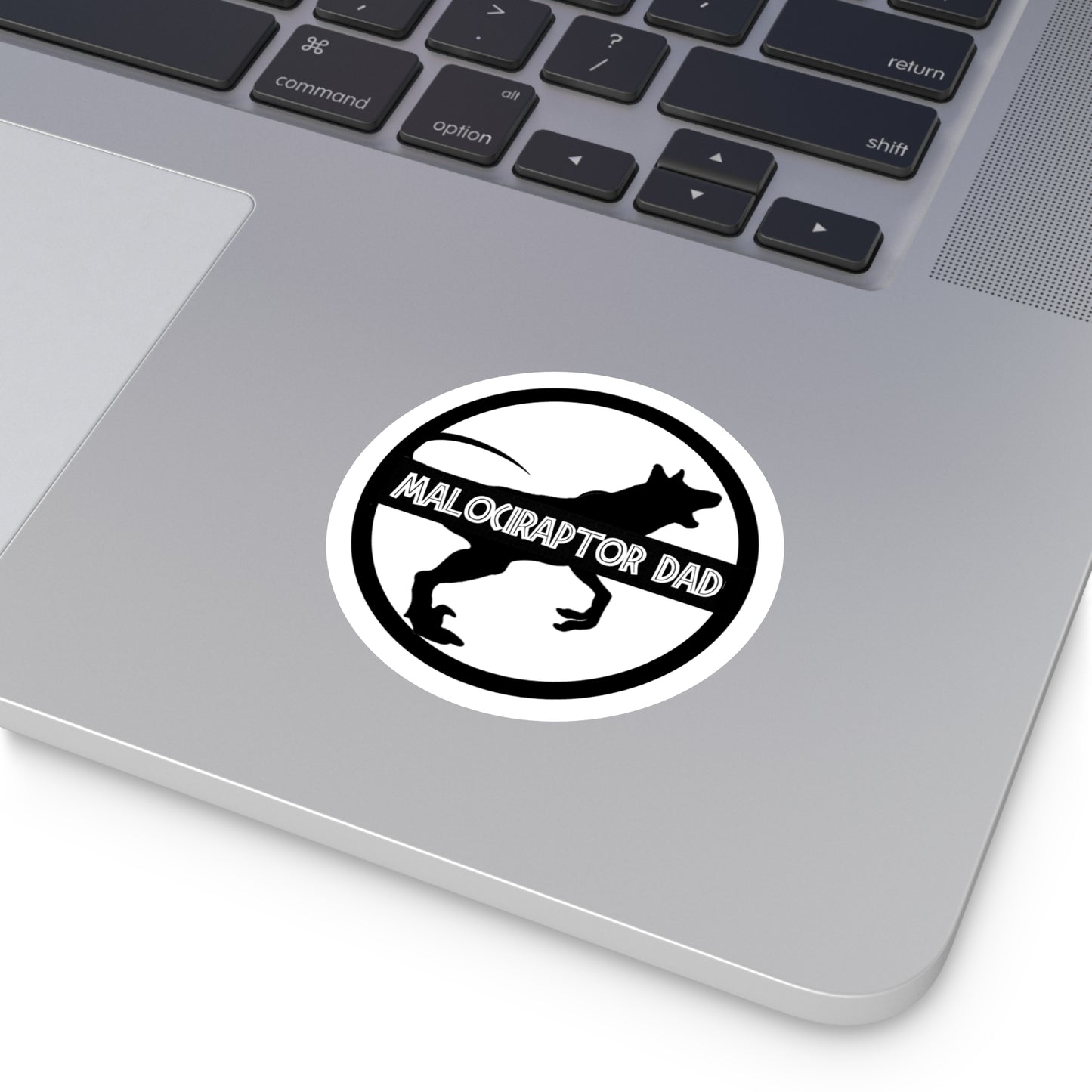 Malinois Dad Sticker, Indoor/Outdoor