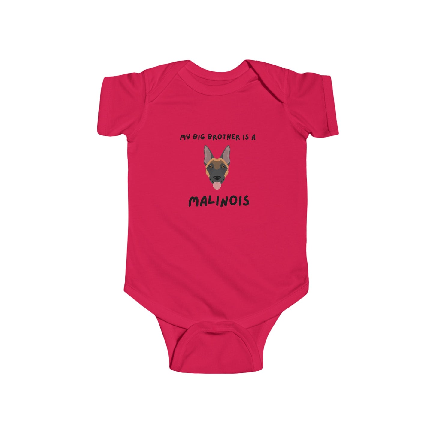 "My Big Brother is a Malinois" Bodysuit