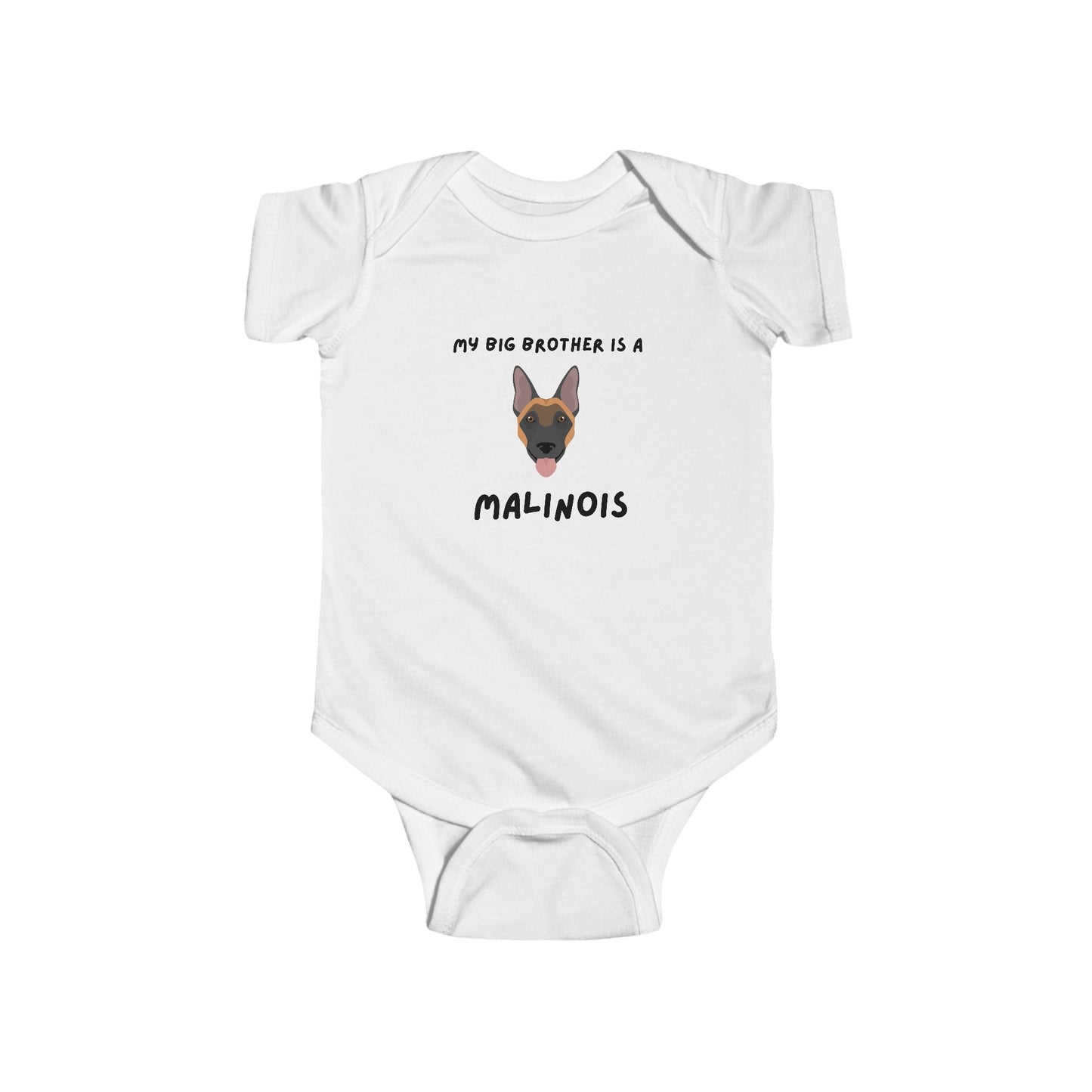 "My Big Brother is a Malinois" Bodysuit