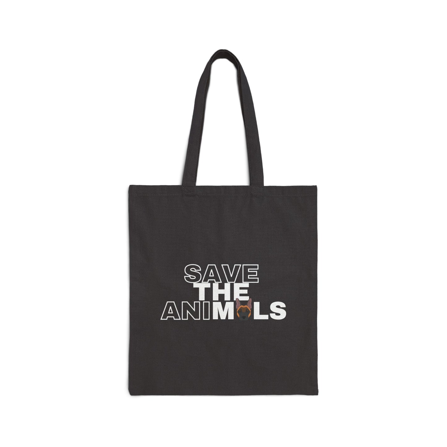 Animal Lover Tote Bag - Save the Animals Belgian Malinois