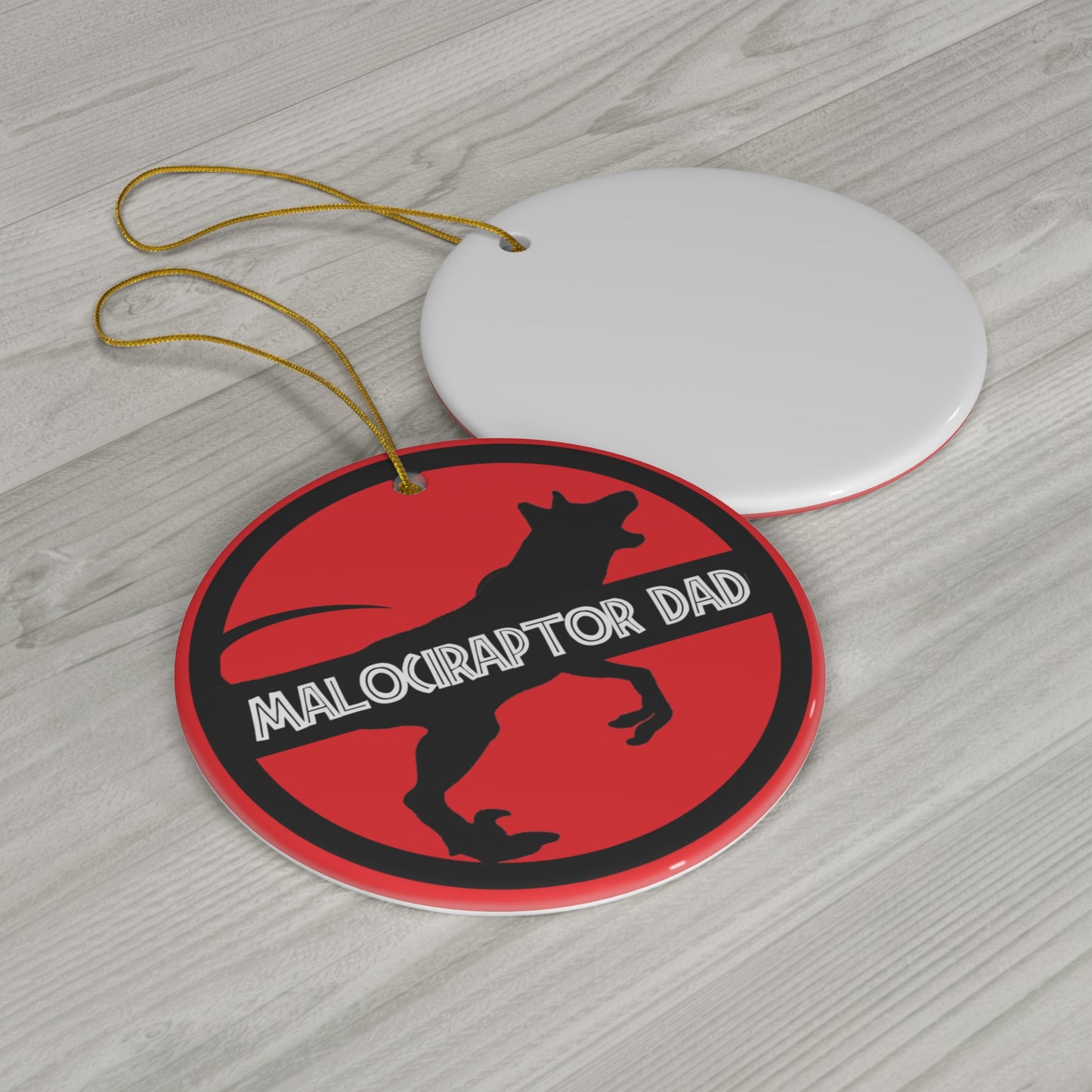 Malociraptor Dad Ornament