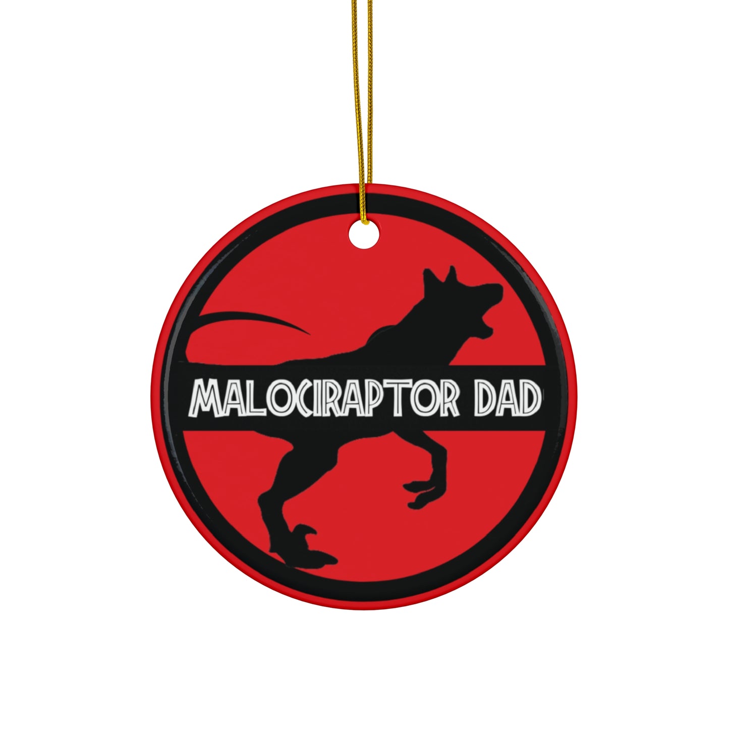 Malociraptor Dad Ornament