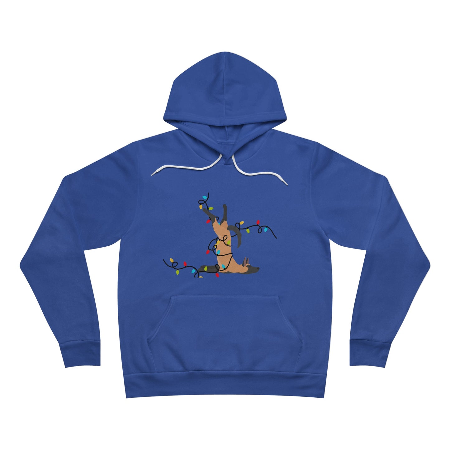 Christmas Derpy Belgian Malinois Hoodie