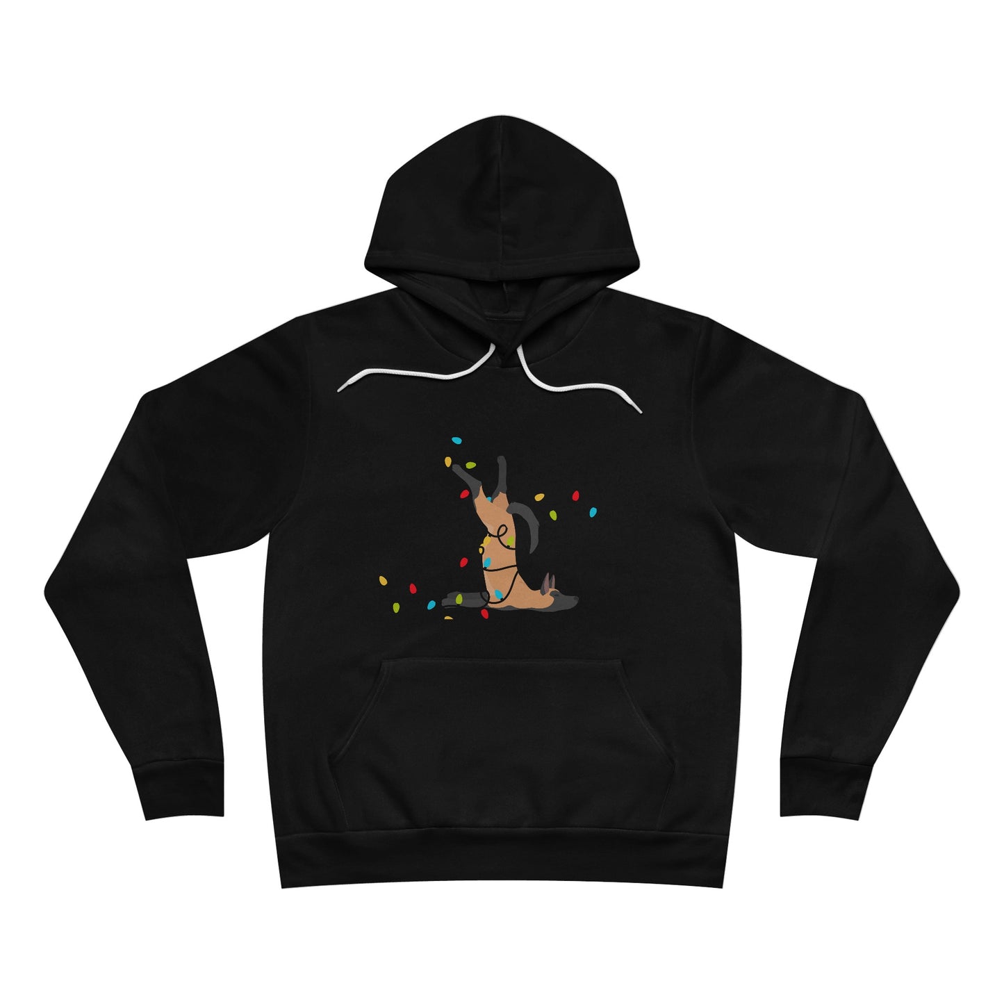 Christmas Derpy Belgian Malinois Hoodie