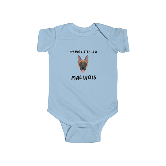 "My Big Sister is a Malinois" Bodysuit