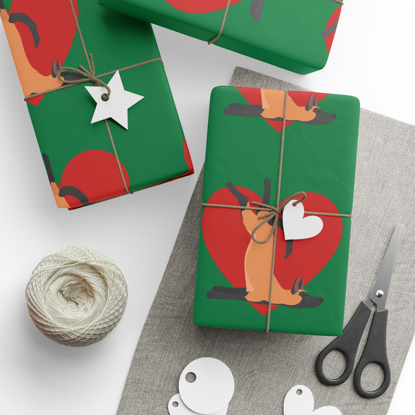 Belgian Malinois Love Christmas Wrapping Paper