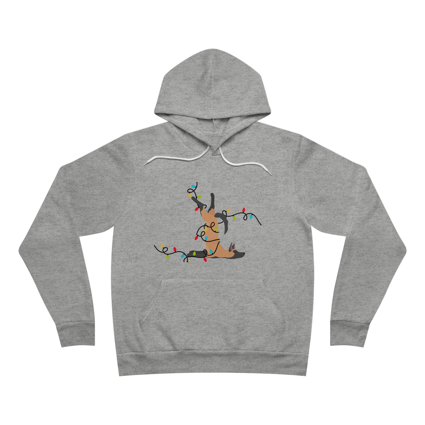 Christmas Derpy Belgian Malinois Hoodie