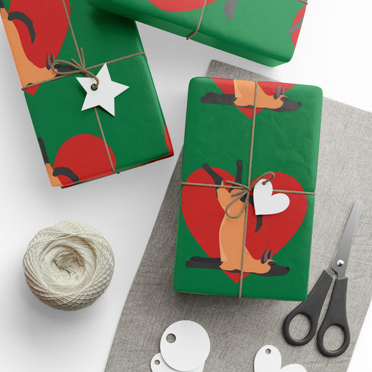 Belgian Malinois Love Christmas Wrapping Paper